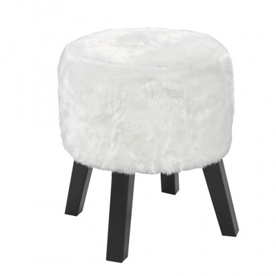 FOOT STOOL WHITE